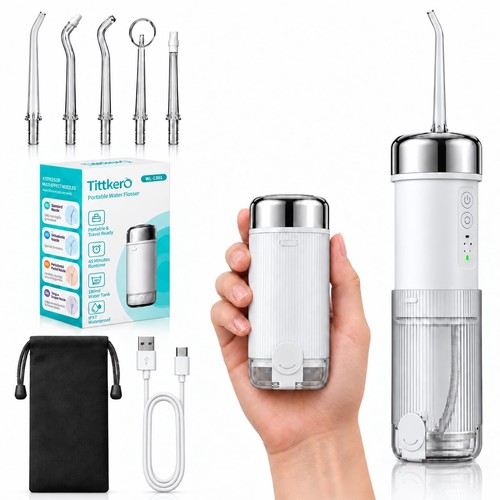 Portable water flosser for - water,